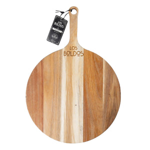 Tabla Redonda Madera Acacia 35cm Cocina Aperitivos