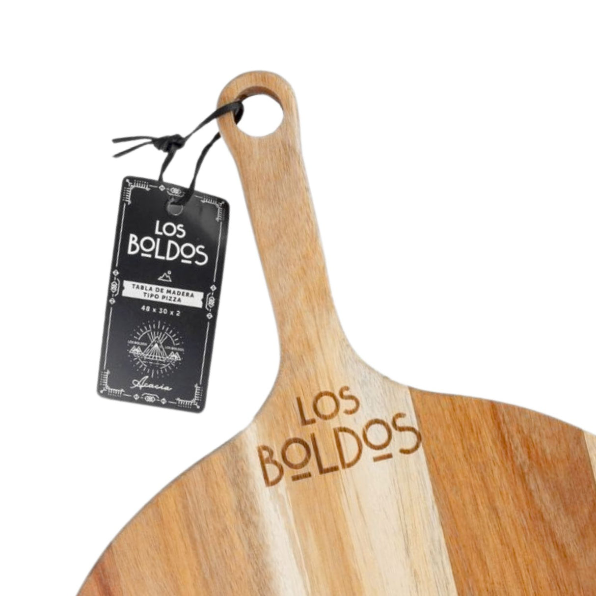Tabla Redonda Madera Acacia 35cm Cocina Aperitivos