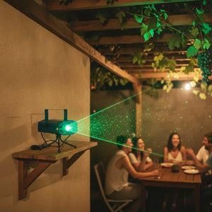 Proyector Laser Verde Fiestas Ritmo Musica Estroboscopico