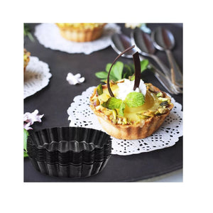 Set 12 Moldes de Tartaleta Desmontable 10,5cm Cocina Reposteria