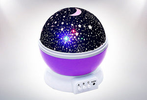 Proyector Espantacuco Cielo Estrellado LED Morado. Transforma tu espacio en un mágico cielo estrellado. ¡Compra ahora y crea momentos inolvidables!-3