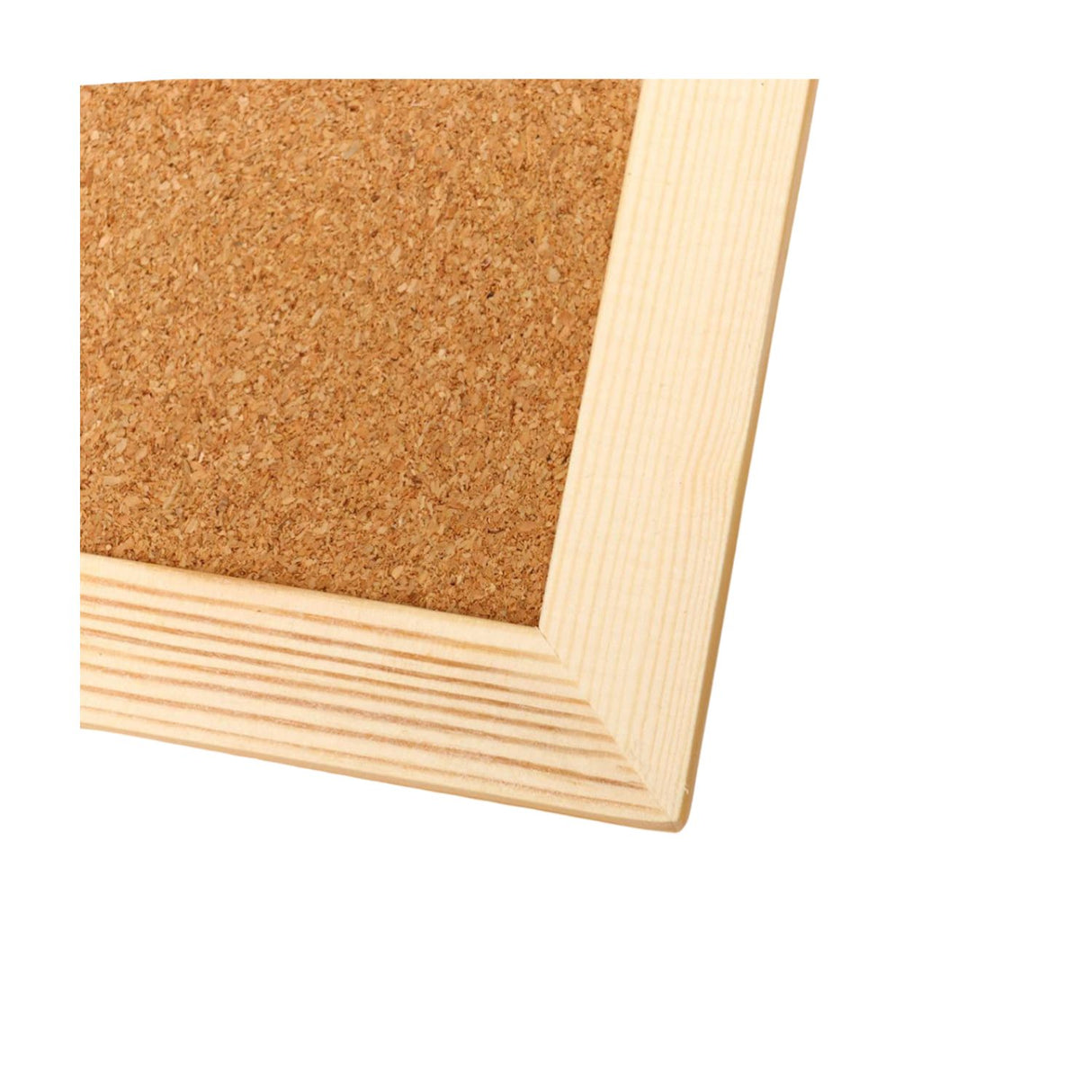 Pizarra Corcho 60x90 Borde Madera Resistente + Fijadores | Disparo.cl