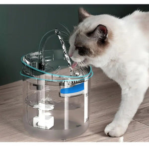 Bebedero Fuente Automático Mascotas 1.8L Silencioso Filtro