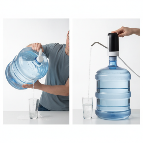 Dispensador de Agua Electrico Recargable Bidon Comodidad