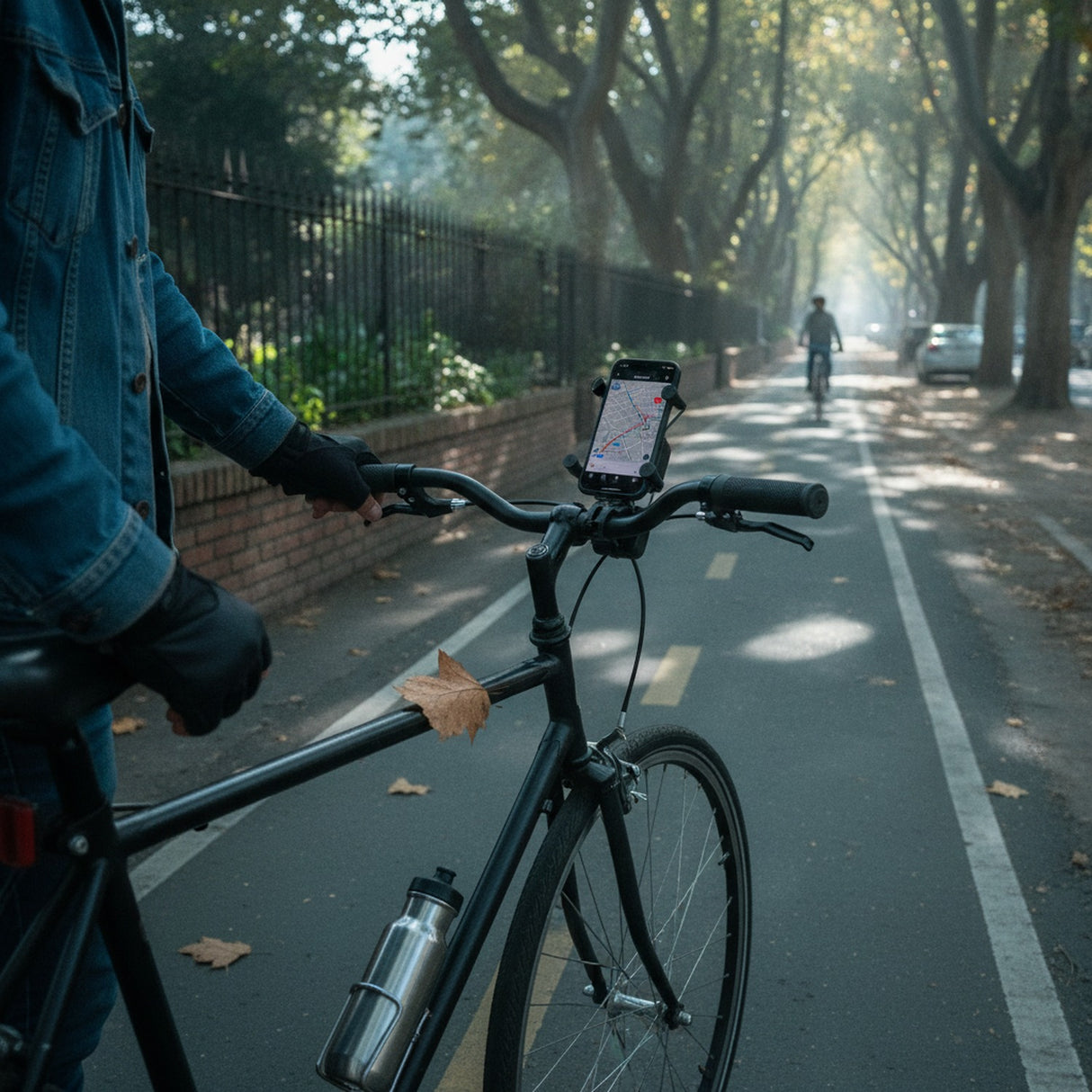 Soporte Celular Manubrio Bicicleta Moto Ajustable Metalico