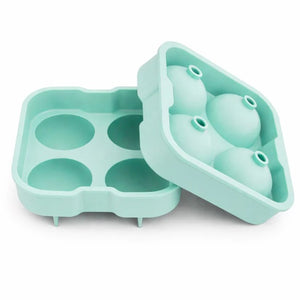 Molde para Hielo de Silicona 4 Cavidades Reposteria Cocina