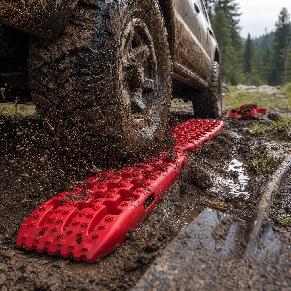 Set 2 Tablas de Tracción 4x4 Rescate Barro Arena Nieve