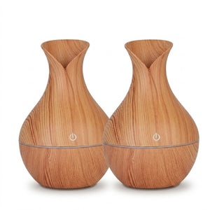 Set 2 Humidificadores Jarro 130mL Silencioso Hogar Beige