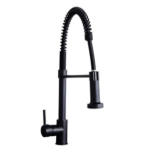 Grifo Cocina Monocomando Negro Cabezal Extraíble