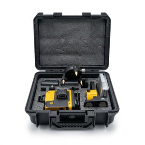Set Nivel Láser Verde Profesional IP54 2 Baterías Remoto