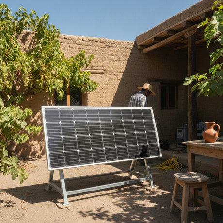 Panel Solar 250W Monocristalino Generador Energía 12V