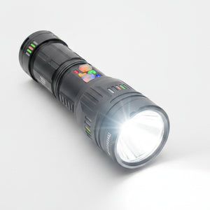 Linterna LED Recargable 60W Zoom Powerbank USB C Rescate