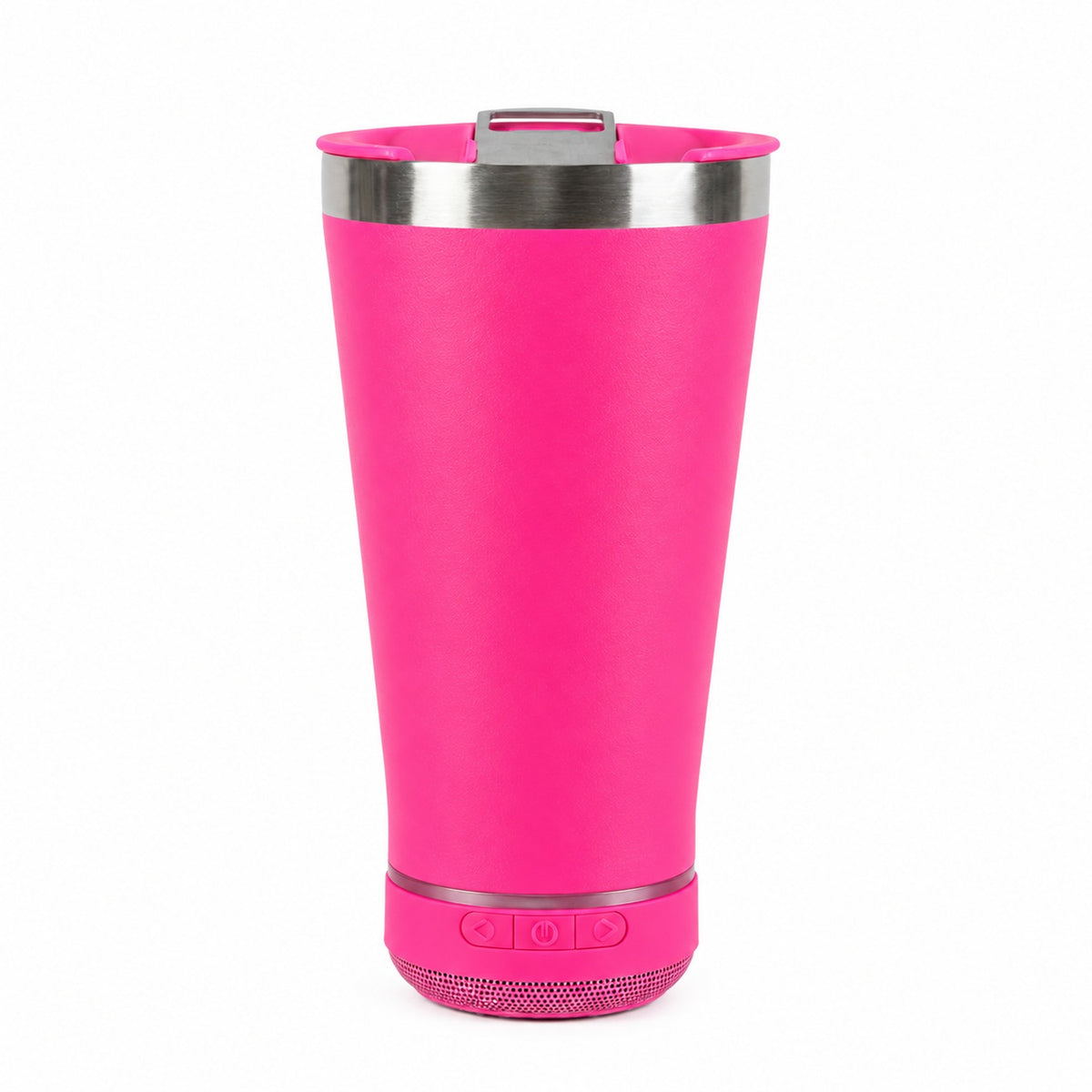 Termo Parlante Música Inoxidable Bluetooth Rosa
