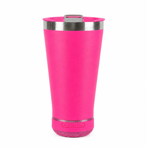 Termo Parlante Música Inoxidable Bluetooth Rosa
