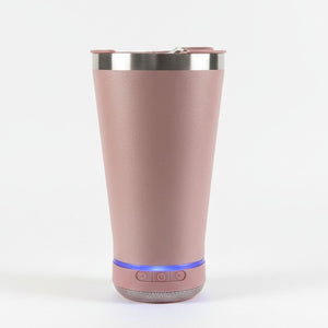 Vaso Termico Parlante Bluetooth 18cm Marron Con Destapador