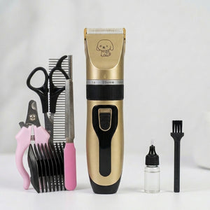 Kit Cortador Pelo Perros Inalámbrico 4 Peines Guía 15cm