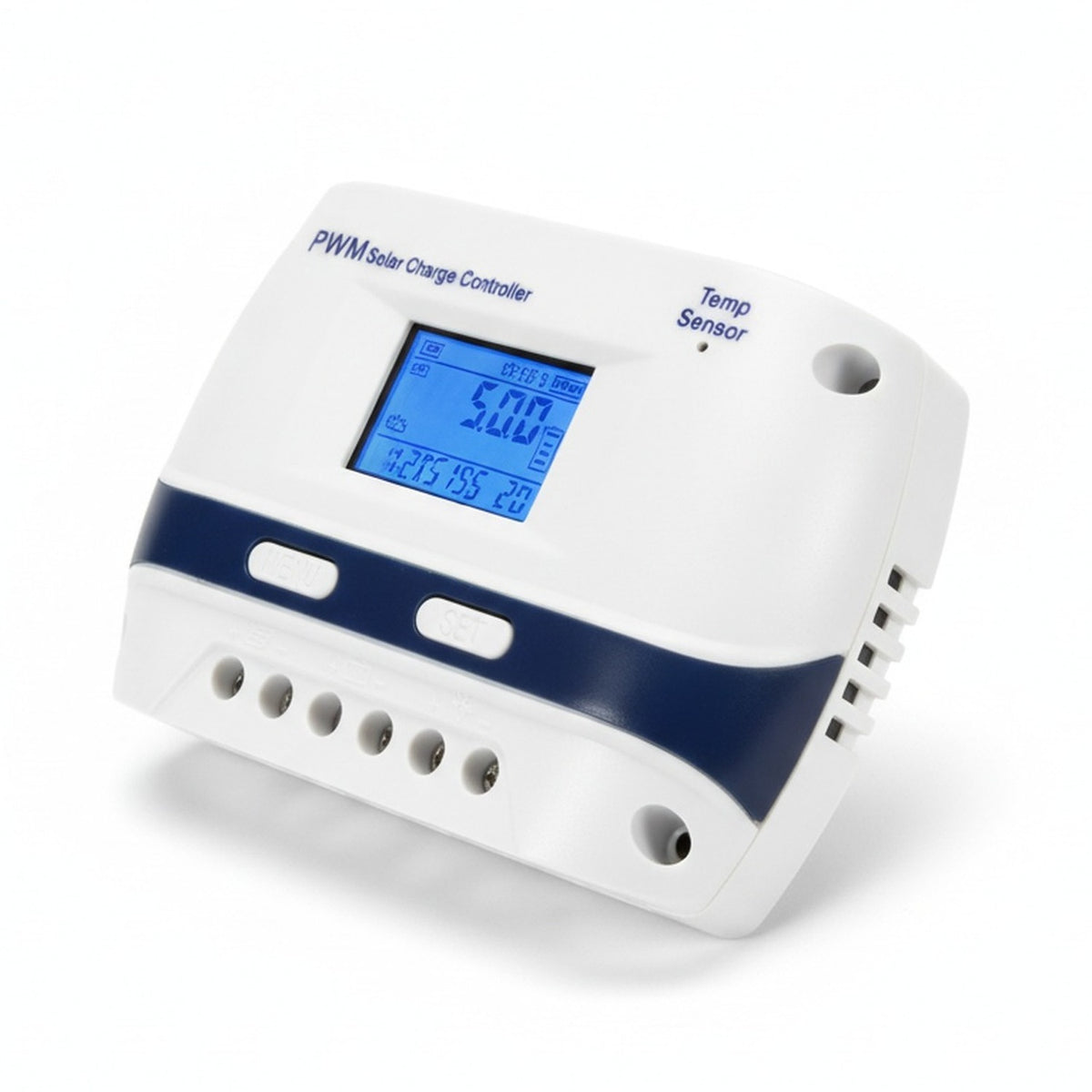 Controlador Carga Solar PWM 12V 24V 20A Pantalla LCD