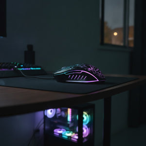 Mouse Gamer RGB 3200 DPI Regulable Cable 130cm