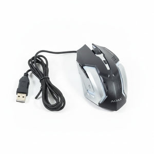 Mouse Gamer RGB DPI Regulable 6 Botones Cable USB