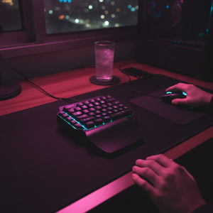 Teclado Gaming Mano Izquierda 39 Teclas RGB Con Cable USB