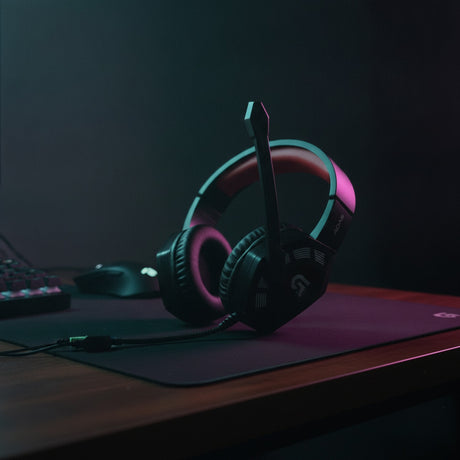 Audífonos Gamer Con Micrófono Y Regulador De Volumen