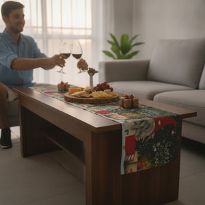 Centro Mesa Navideño Gnomos 180x36cm