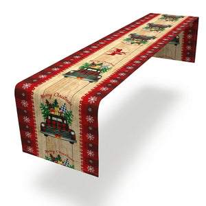Camino Mesa Navideño 180x36cm Decoración Fiestas