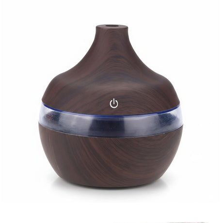 Pack Humidificador Aromatizador 12 Escencias Forma Grano Madera Oscuro | Disparo.cl