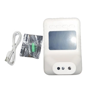 Termómetro de pared blanco de 15 cm, moderno y preciso, ideal para interiores y exteriores, fácil de instalar y mantener.-1-2-1