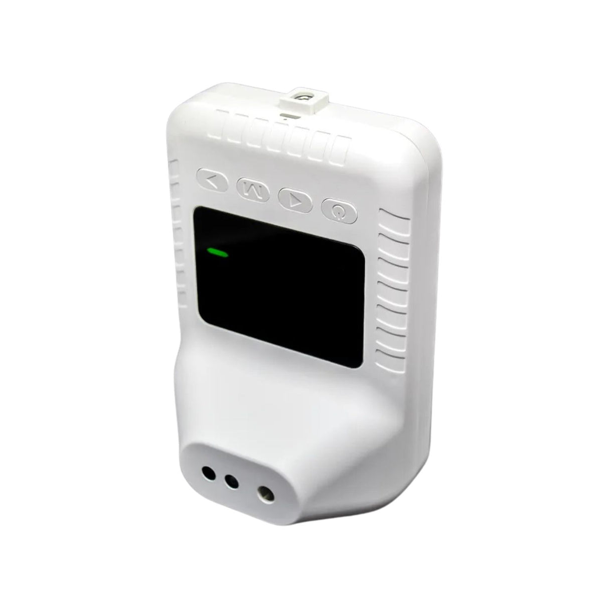 Termómetro de pared blanco de 15 cm, moderno y preciso, ideal para interiores y exteriores, fácil de instalar y mantener.-1-3-1