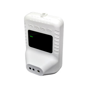 Termómetro de pared blanco de 15 cm, moderno y preciso, ideal para interiores y exteriores, fácil de instalar y mantener.-1-3-1