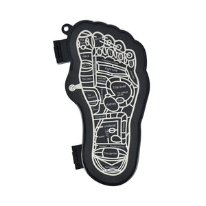 Electro Masajeador de Pies negro, ergonómico y compacto, con múltiples intensidades para aliviar estrés y fatiga en pies cansados.-1-2-1