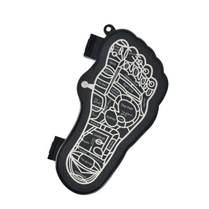 Electro Masajeador de Pies negro, ergonómico y compacto, con múltiples intensidades para aliviar estrés y fatiga en pies cansados.-1-4-1