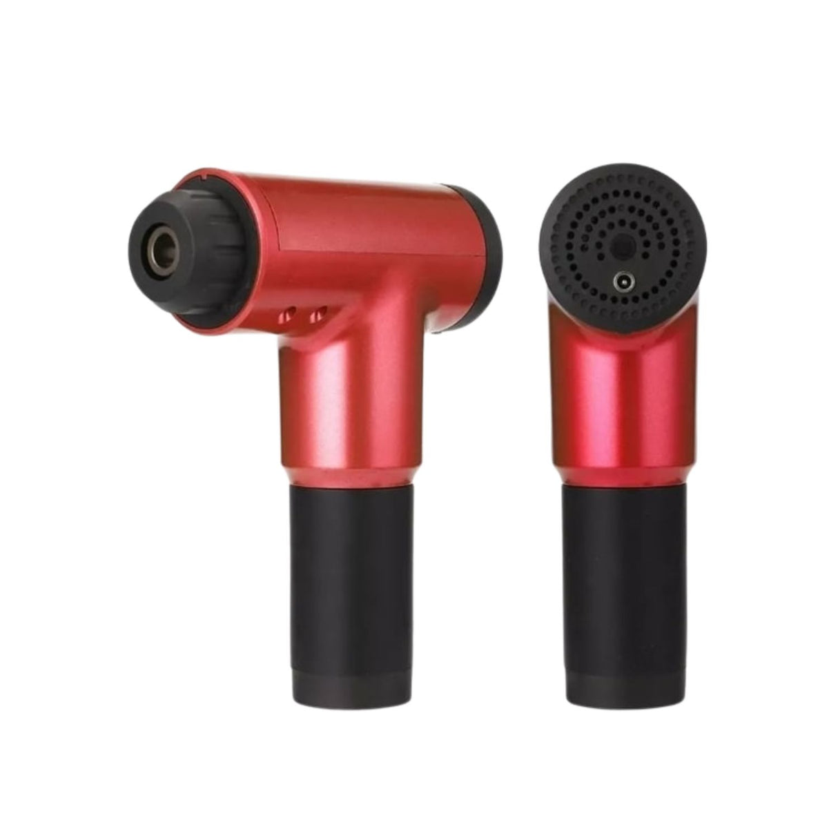 Pistola facial roja de 21 cm, ergonómica y duradera, ideal para limpieza profunda y aplicación de cosméticos en salones de belleza.-1-3-1