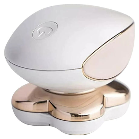 Depiladora rosa compacta de 10 cm con cuchillas de acero inoxidable, ideal para uso diario en piernas y axilas. Eficaz y ergonómica.-1-1-1
