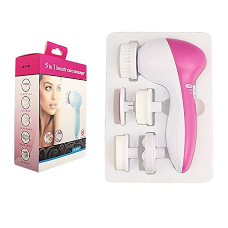 Mini Masajeador Facial Rosa de 9 cm, ergonómico y suave, ideal para mejorar la circulación y tonificar la piel en rutinas de belleza.-2