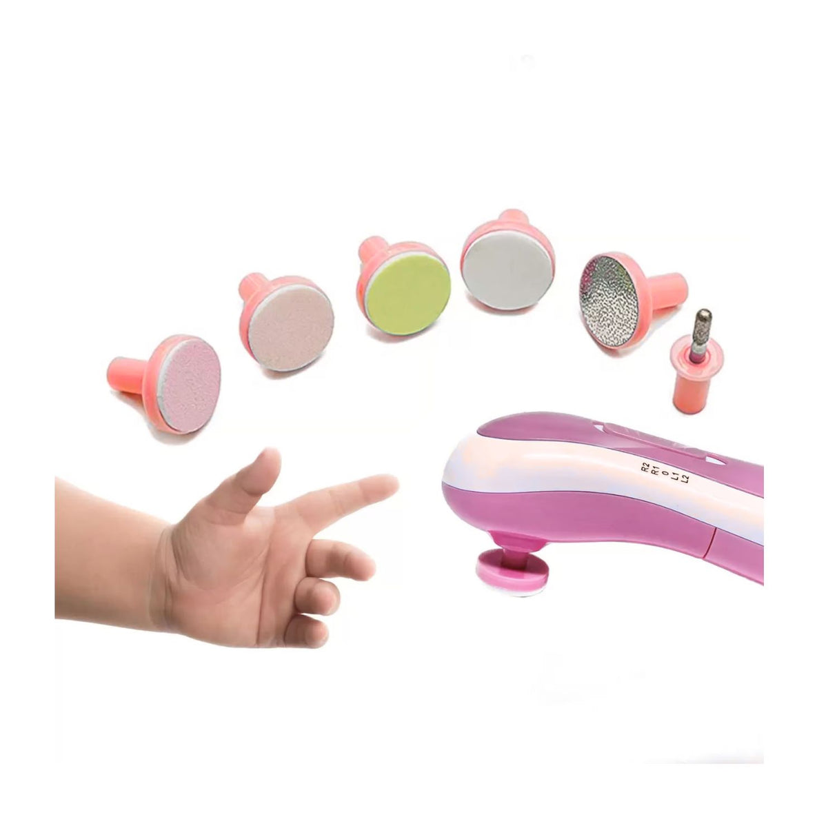 Corta uñas bebé rosa de 16 cm, acero inoxidable, diseño ergonómico y seguro para higiene infantil. Ideal para uso en casa o viajes.-1-2-1