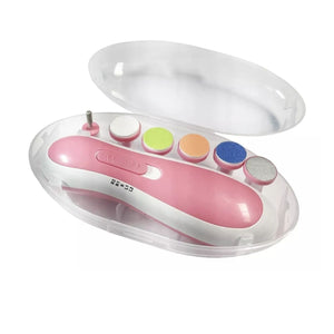 Corta uñas bebé rosa de 16 cm, acero inoxidable, diseño ergonómico y seguro para higiene infantil. Ideal para uso en casa o viajes.-1-3-1