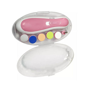 Corta uñas bebé rosa de 16 cm, acero inoxidable, diseño ergonómico y seguro para higiene infantil. Ideal para uso en casa o viajes.-1-4-1
