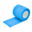 Venda Koban celeste de 5cm x 250cm, elástica y resistente al agua, ideal para soporte y compresión en lesiones menores.-1