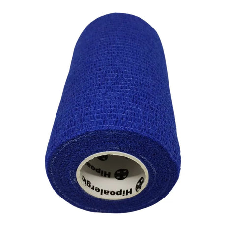 Venda Koban Azul de 10cm x 250cm, hipoalergénica y resistente al agua, ideal para soporte y protección de lesiones médicas y deportivas.-1-1-1