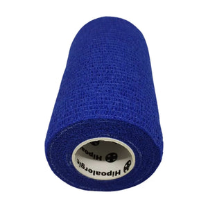 Venda Koban Azul de 10cm x 250cm, hipoalergénica y resistente al agua, ideal para soporte y protección de lesiones médicas y deportivas.-1-4-1