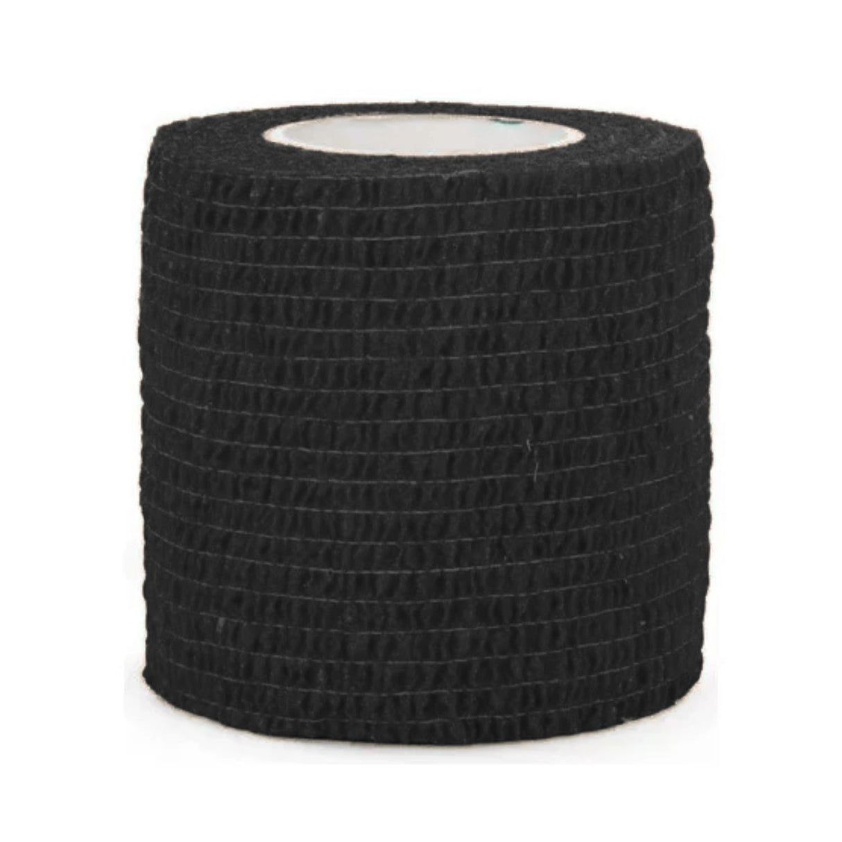 Venda Koban negra de 7cm x 250cm, elástica y resistente al agua, ideal para primeros auxilios y compresión de lesiones deportivas.-1-2-1
