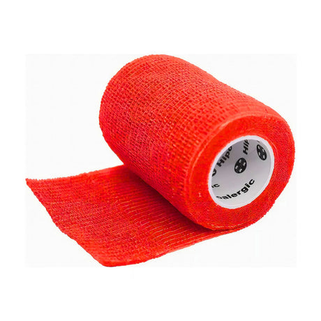 Venda Koban roja de 7 cm x 250 cm, autoadhesiva y transpirable, ideal para cubrir heridas y estabilizar lesiones en deportes.-1-1-1