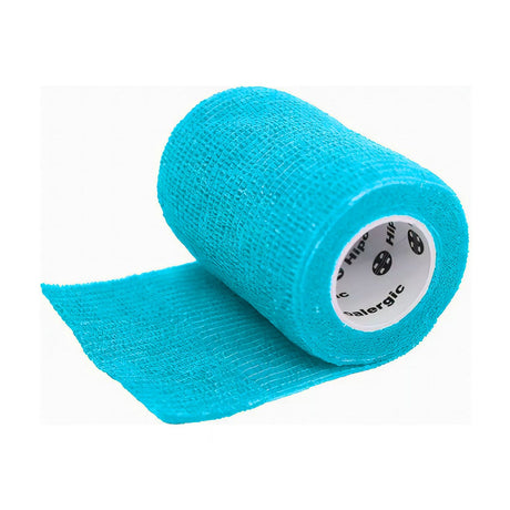 Venda Koban celeste verde de 7 cm x 250 cm, elástica y transpirable, ideal para curaciones y soporte en lesiones deportivas.-1-1-1