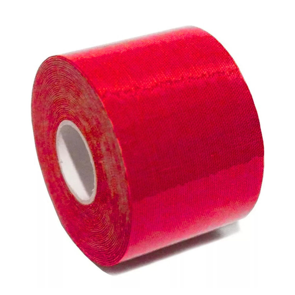 Bandas kinesiológicas rojas de 5cm x 5m, elásticas y resistentes, ideales para rehabilitación y alivio del dolor muscular.-1-3-1