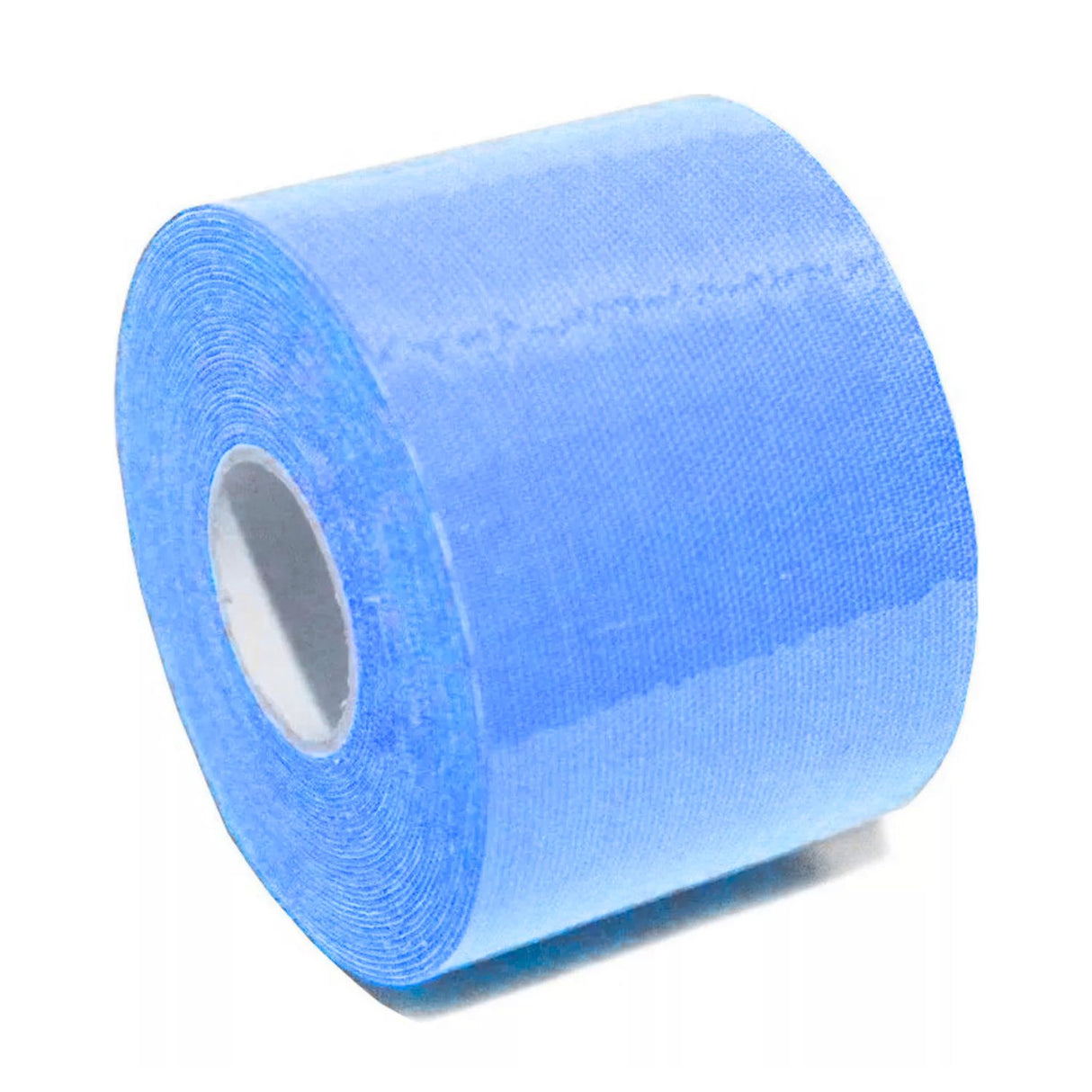 Bandas kinesiológicas celestes de 5 cm x 5 m, elásticas y hipoalergénicas, ideales para terapia física y soporte muscular.-1-3-1