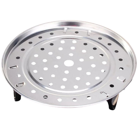 Tapa de olla colador de 24 cm en acero inoxidable, ideal para escurrir pasta y verduras. Diseño elegante y fácil de limpiar.-1-1-1