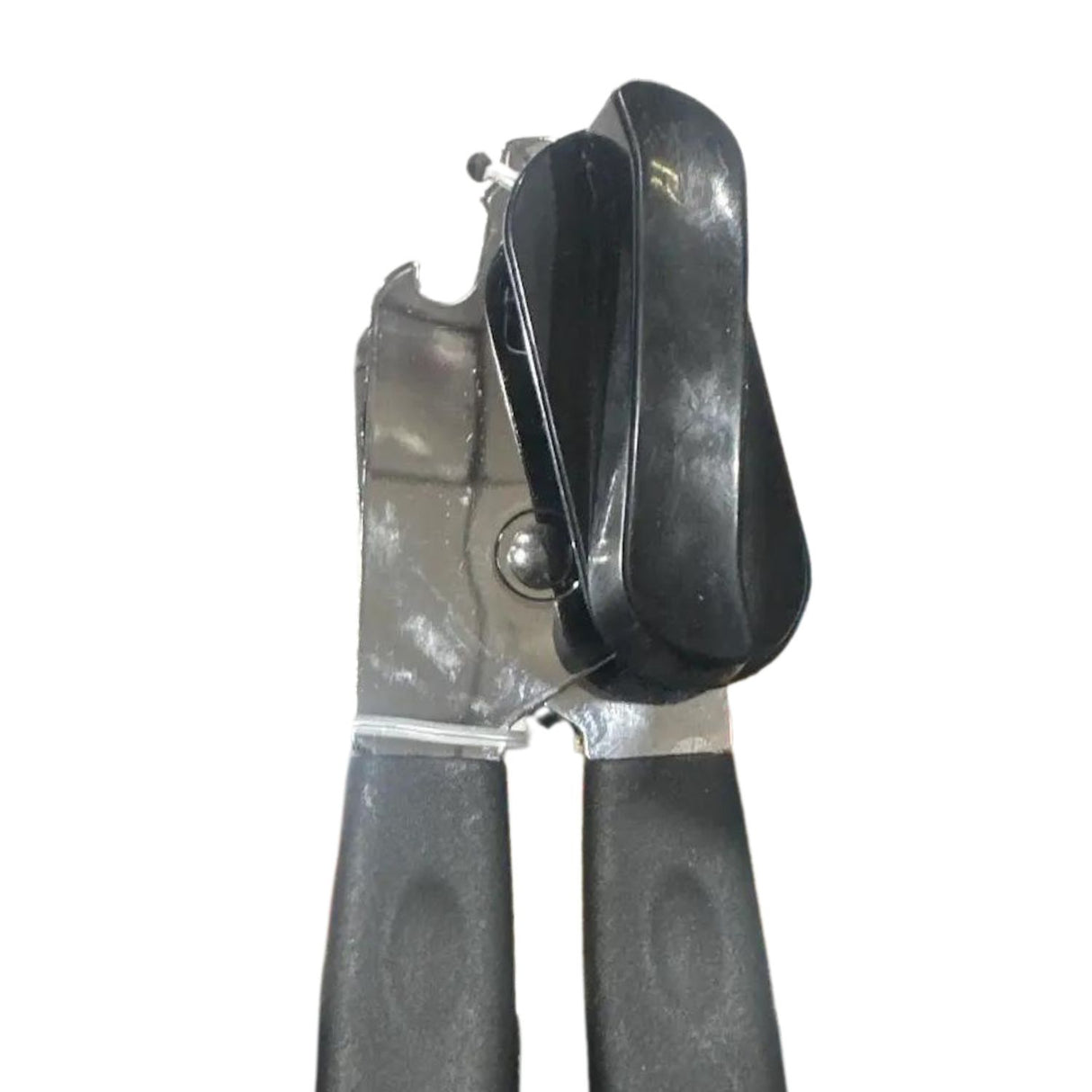 Abrelatas de acero inoxidable de 19 cm, ergonómico y duradero, ideal para abrir latas con facilidad y seguridad en la cocina.-1-4-1