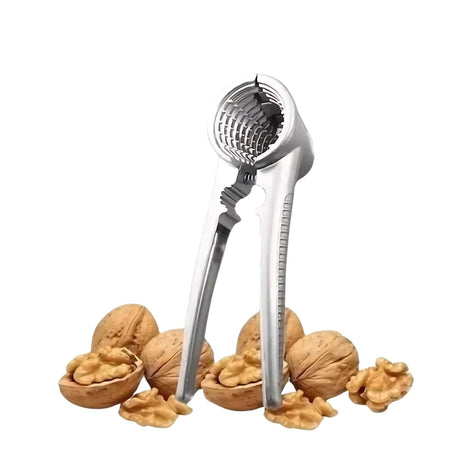 Clip de Nuez de 16 cm en acero inoxidable, ergonómico y resistente, ideal para abrir nueces y frutos secos fácilmente.-1-1-1